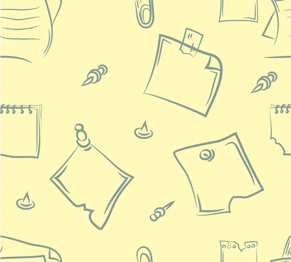 Doodle papel informes conjunto .Seamless patrón — Archivo Imágenes Vectoriales