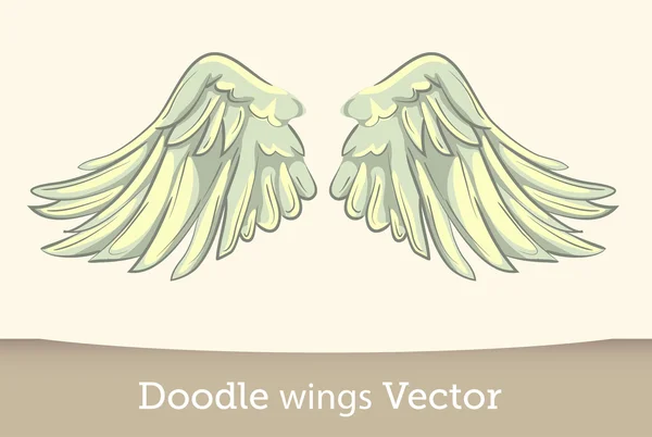 Vektor křídla — Stockový vektor