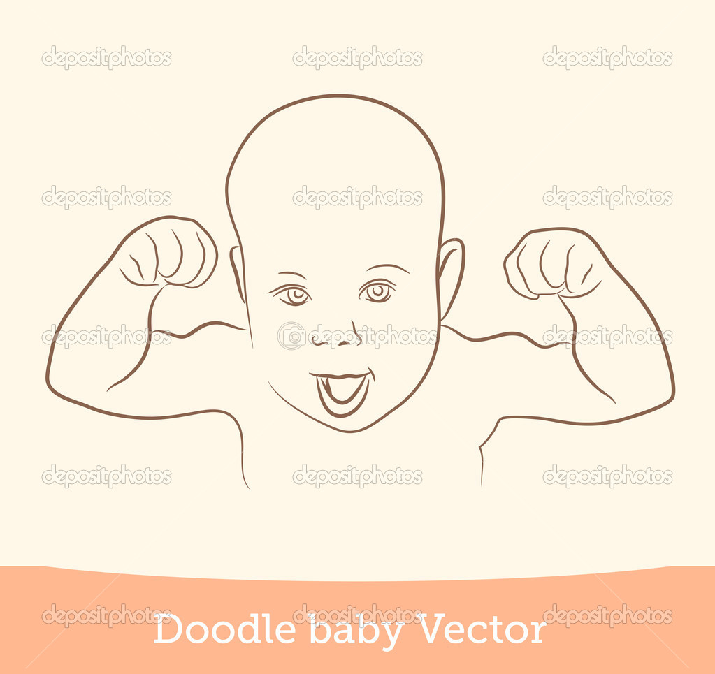 Doodle baby strong