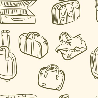 durumlarda set .seamless desen doodle