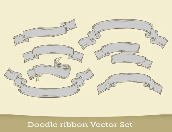 Ribbons set — Stock Vector