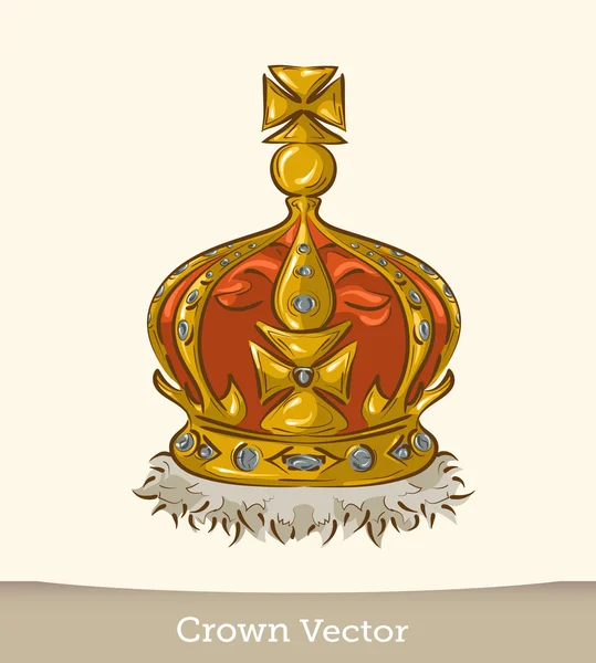 Couronne royale — Image vectorielle