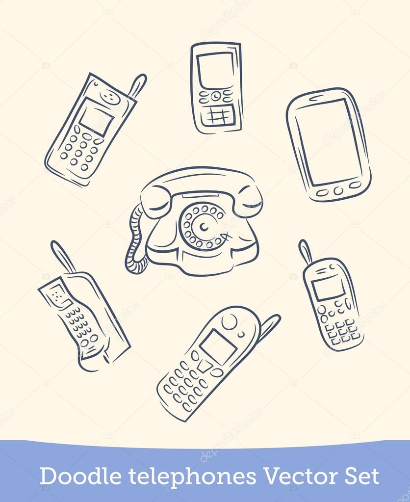 Doodle phone set