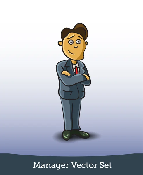 Businessman cartoon — Stock Vector