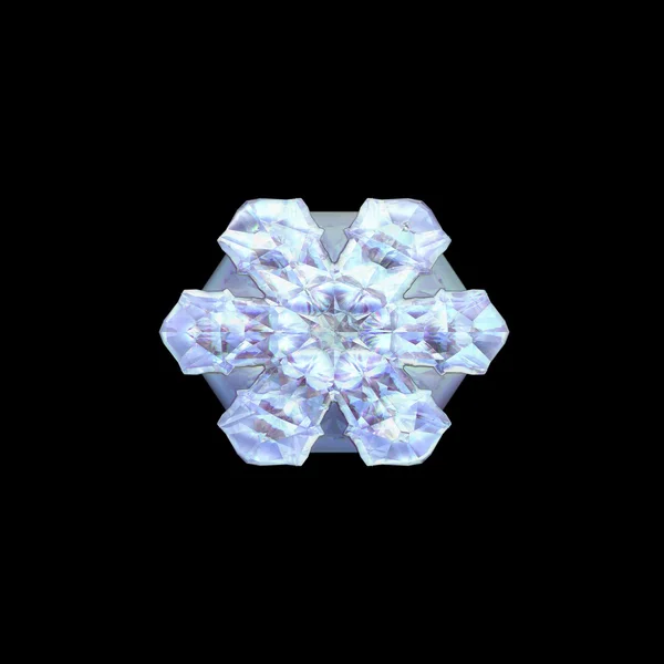 Snowflake macro — Stock Photo, Image