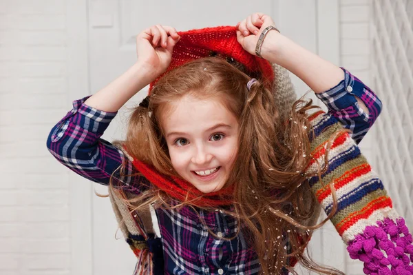 Portrait of funny girl — Stock Photo, Image