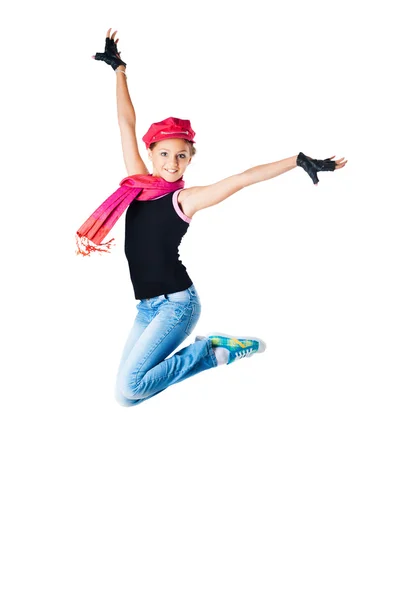 Chica en salto —  Fotos de Stock