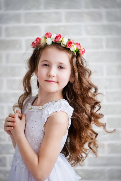 Gyönyörű kislány. — Stock Fotó