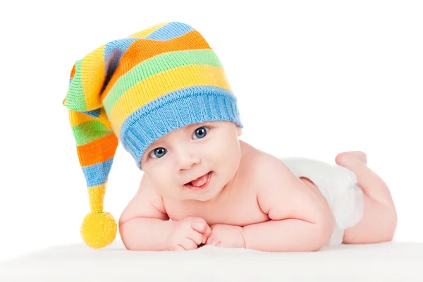 Bébé dans une casquette — Photo