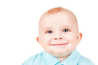 gülen bebek portresi
