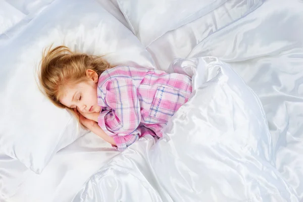 Beautiful girl sleeps — Stock Photo, Image