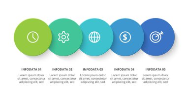 Adımları, seçenekleri, bölümleri veya süreçleri olan yaratıcı bilgi kavramı.