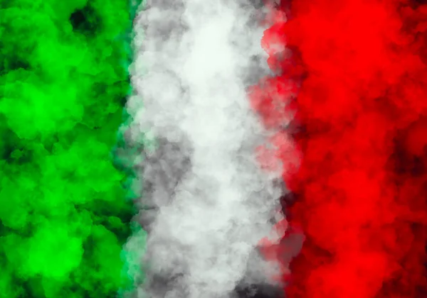 Flag Italy Three Vertical Stripes Same Size Green White Red — Foto Stock