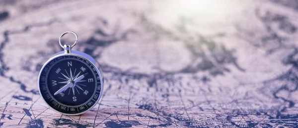 compass on map background .Travel Geographic Navigation Concept Backgroun