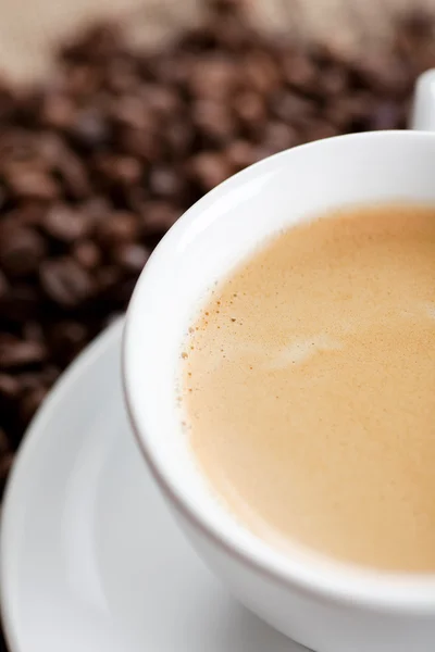 Coffee with cream — Stock Photo, Image