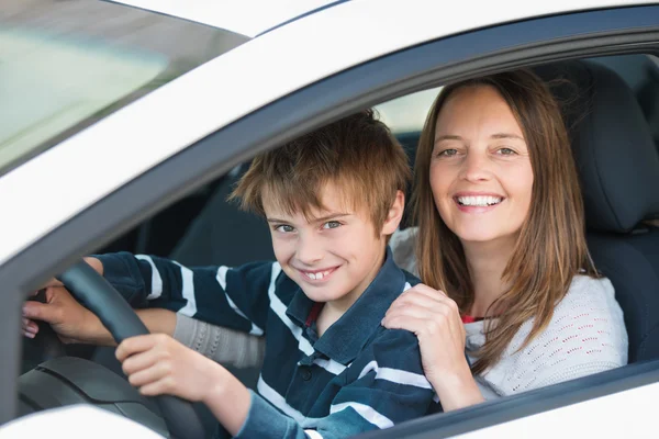 Driving lesson — Stock Photo, Image