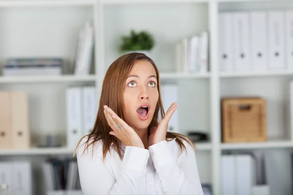 Shocked Businesswoman In Formals — Stock Photo, Image