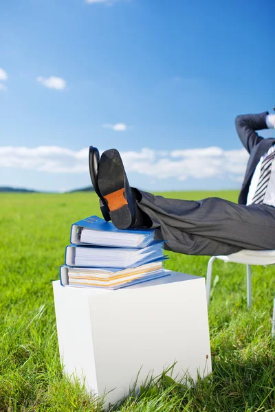 Relaxed businessman — Stock Photo, Image