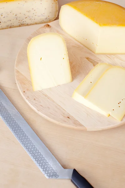 Double handed cheese knife — Stock Photo, Image