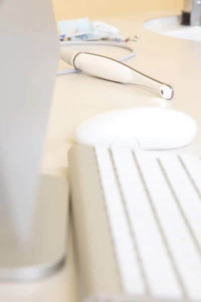 Dental camera over a dentist table — Stock Photo, Image