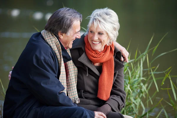 Älskade äldre par — Stockfoto