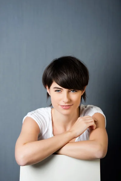 Mujer alegre. —  Fotos de Stock