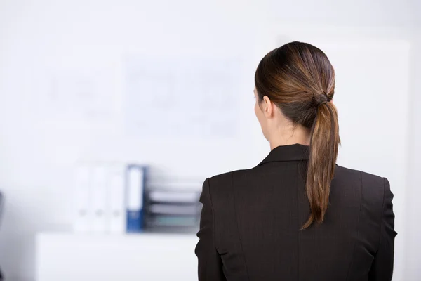 Rear View Of Adult Businesswoman — Stock Photo, Image