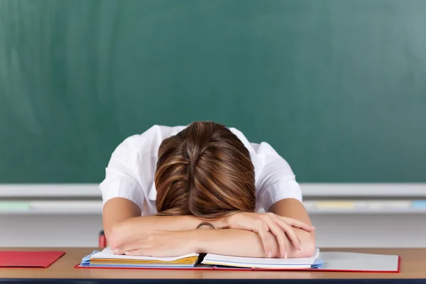 Stressade lärare — Stockfoto