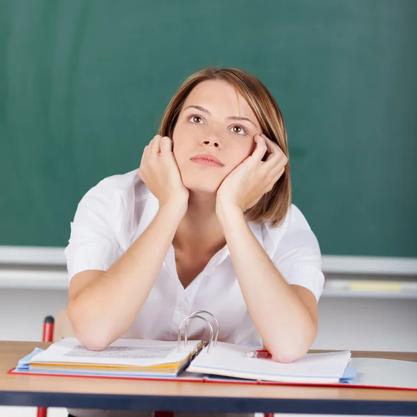 Gelangweilter Lehrer — Stockfoto