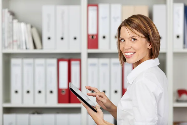 Werkende vrouw — Stockfoto