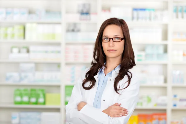 Doctor in pharmacy — Stock Photo, Image