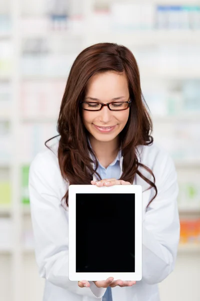 Smiling Pharmacist — Stock Photo, Image