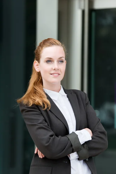 Portrait Of Young Confident Businesswoman — Stock Photo, Image