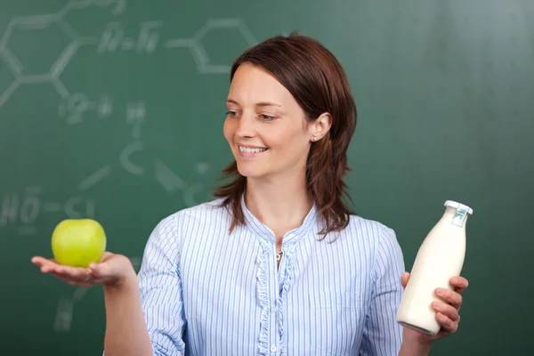 Teacher with a healthy lifestyle — Stock Photo, Image