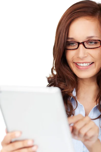 Woman with glasses — Stock Photo, Image