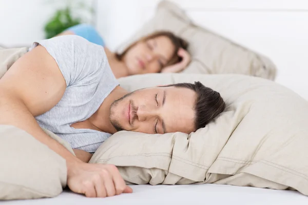 Sleeping couple — Stock Photo, Image