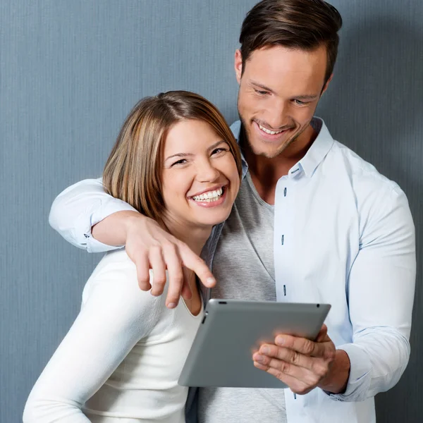 Pareja sonriente — Foto de Stock