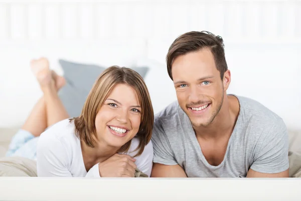 Frühstück im Bett — Stockfoto