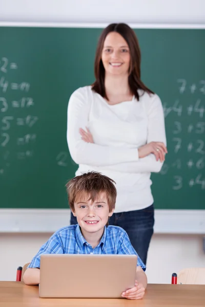 Profesor y estudiante —  Fotos de Stock