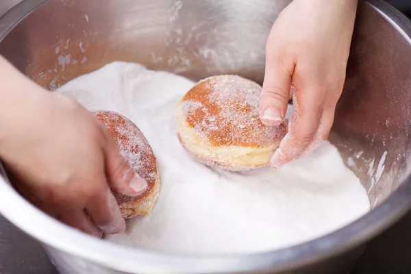 糖甜甜圈 — 图库照片