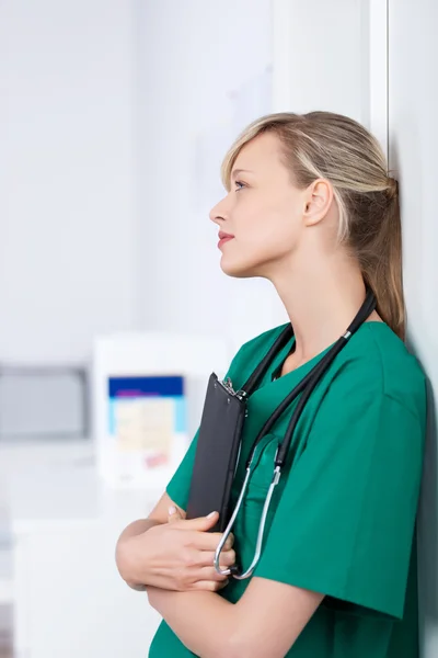 Tired doctor — Stock Photo, Image