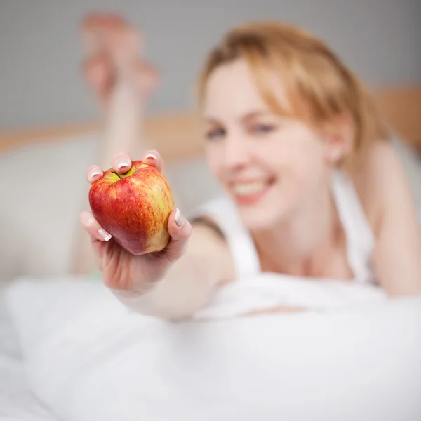 Gesunder Apfel — Stockfoto