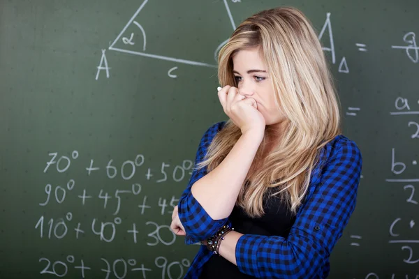 Estudante em pensamentos — Fotografia de Stock