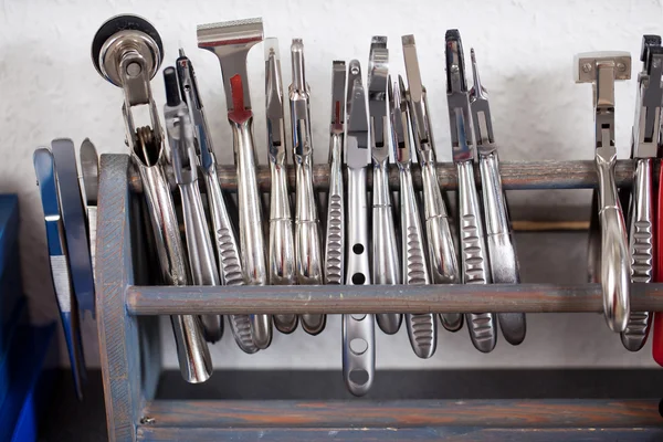 Tools Displayed On Rod — Stock Photo, Image