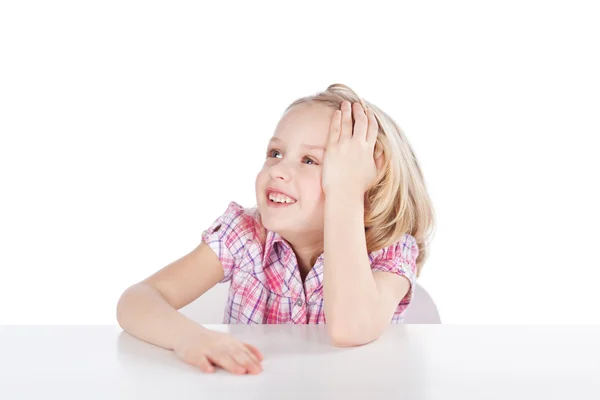 Little Girl Looking Away Royalty Free Stock Images