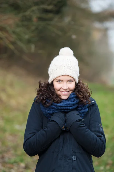 Winter wandelen — Stockfoto