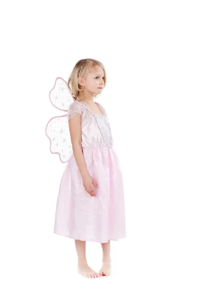 Beautiful little fairy in pink — Stock Photo, Image