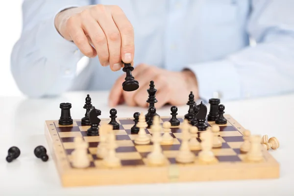 Skillful chess player — Stock Photo, Image