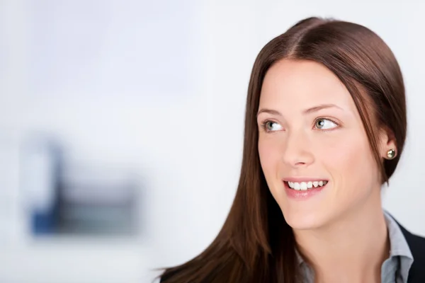 Retrato de una atractiva joven empresaria —  Fotos de Stock