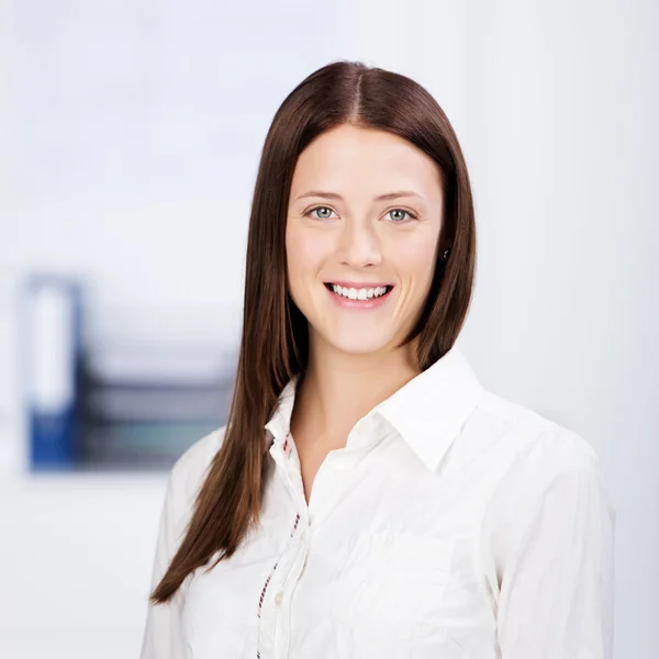 Feliz mujer de negocios — Foto de Stock